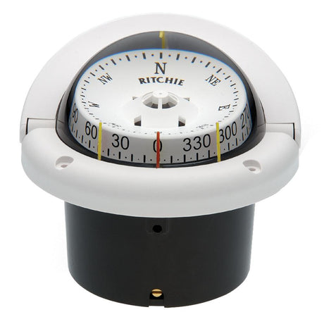 Ritchie - Helmsman Compass - Flush Mount - White - HF-743W