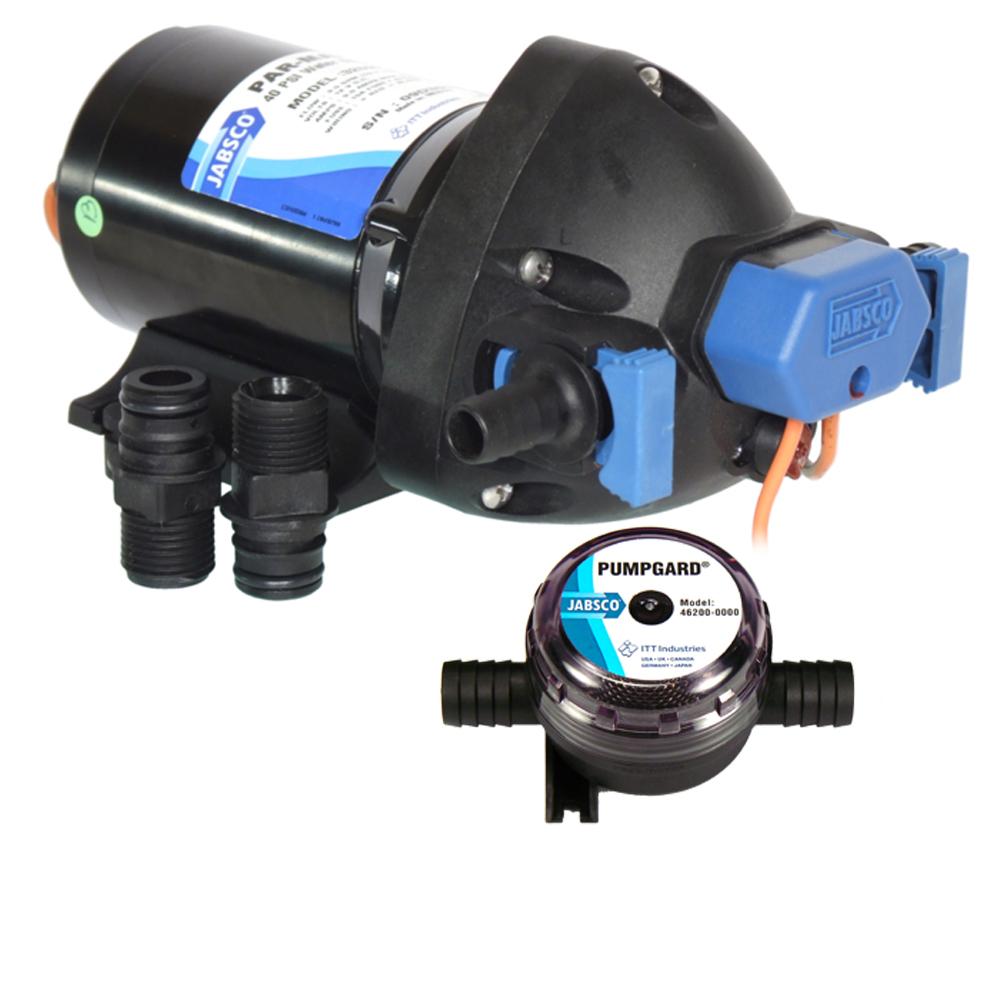 Jabsco - Par-Max Shower Drain / General Purpose Pump - 3.5GPM - 25 psi - 12VDC - with Strainer - 32601-0092