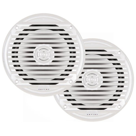 JENSEN - MS6007WR 6.5" Coaxial Marine Speaker - Pair - White - MS6007WR