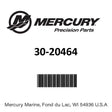 Mercury - Bearing-ball - 30-20464