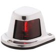 Attwood 1-Mile Deck Mount, Red Sidelight - 12V - Stainless Steel Housing - 66319R7