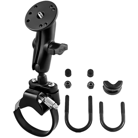 RAM Mount - U-Bolt ATV/UTV Strap with Double Socket Arm and 1/4 -20 Mounting Bolt Base - RAM-B-149Z-2-202A