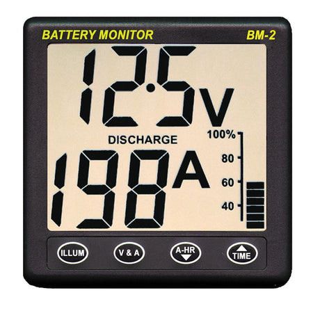 Clipper BM-2 Battery Monitor w/Shunt - 200Amp - BM-2