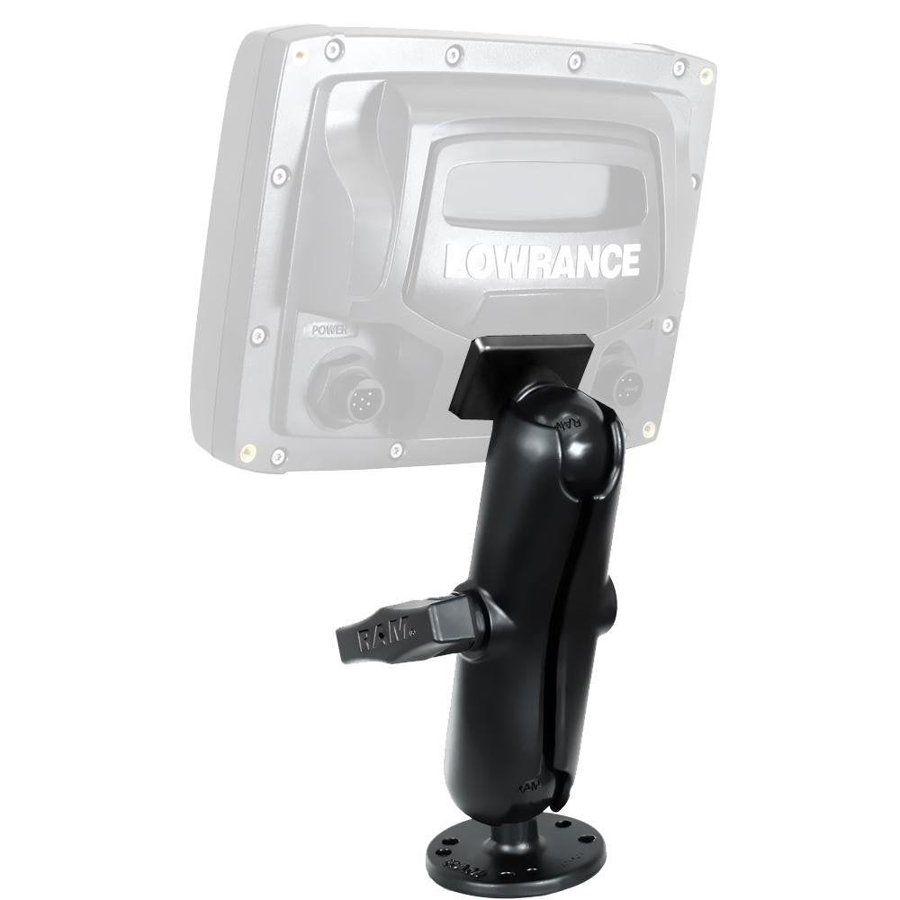 RAM Mount - Quick Release Mount for Lowrance Mark & Elite 5 - RAM-101-LO11