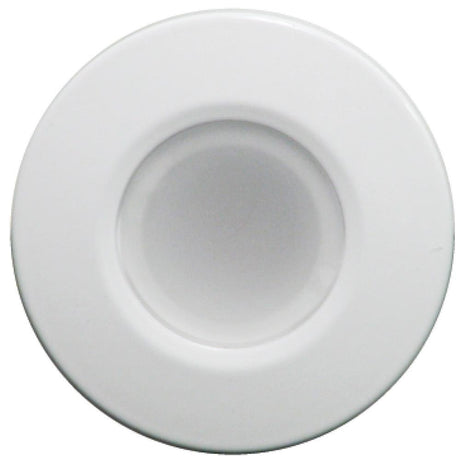 Lumitec - Orbit Flush Mount LED Down Light - White Finish - 4-Color Blue/Red/Purple/White Non Dimming - 112520