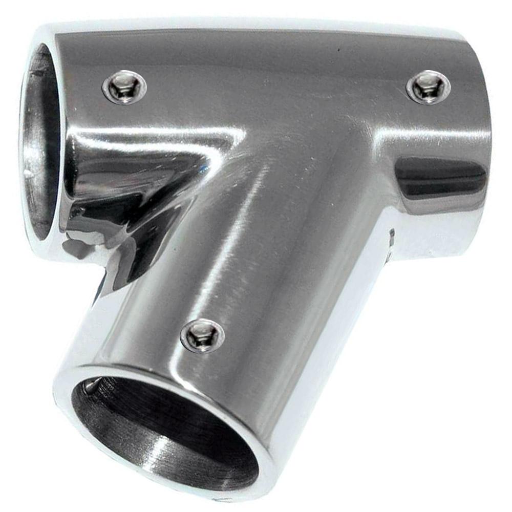 Whitecap 7/8" O.D. 60 SS Tee - Left - 6044C