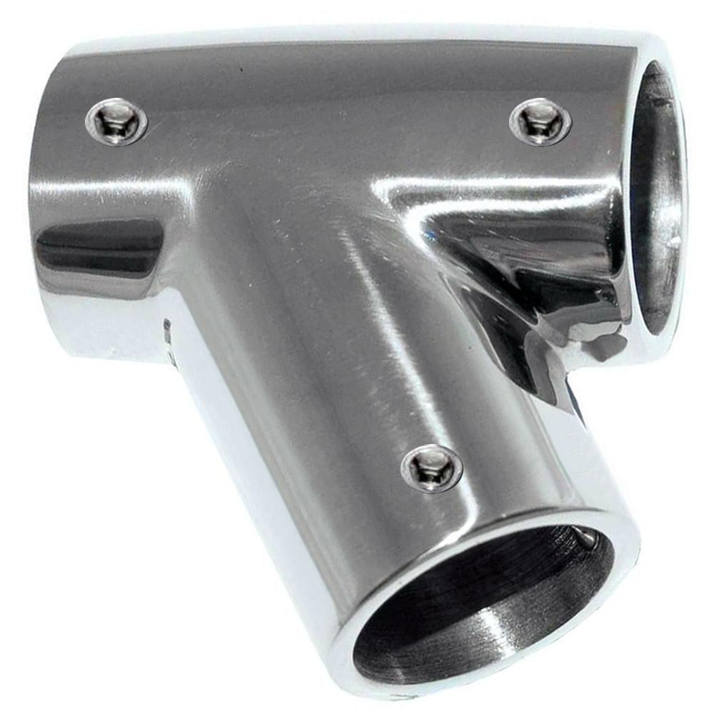 Whitecap 7/8" O.D. 60 SS Tee - Right - 6045C