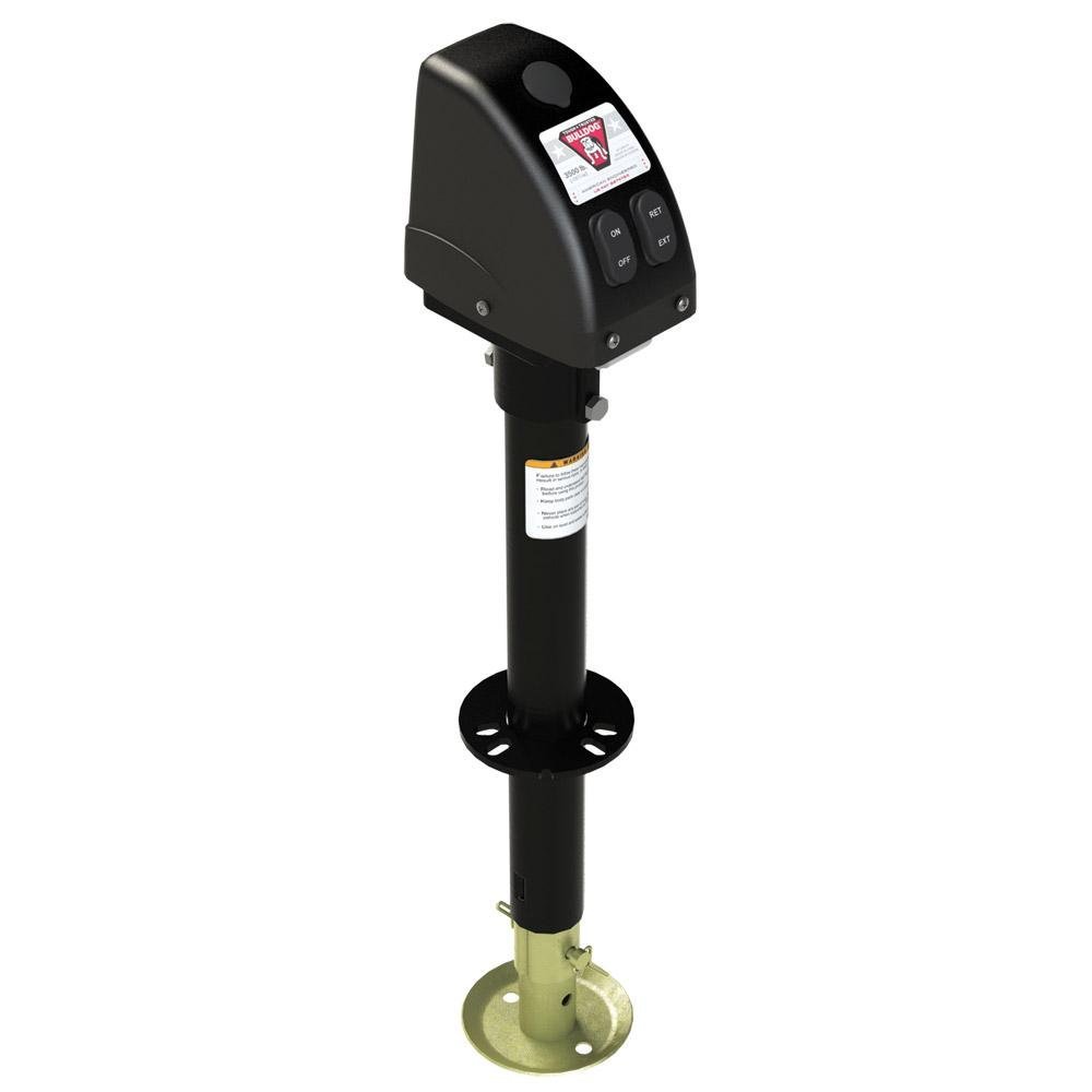 Bulldog 3,500lbs A-Frame RV Jack w/Powered Drive - 12V - Black Cover - 500187