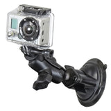 RAM Mount - GoPro Hero Short Arm Suction Cup Mount - RAM-B-166-A-GOP1U