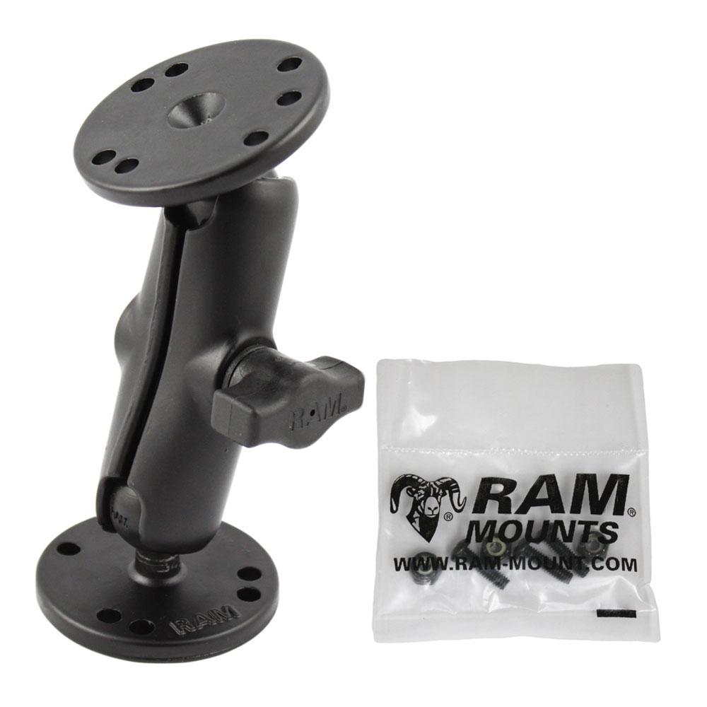 RAM Mount - 1" Ball Light Use Surface Mount for Garmin echo 100, 150, 300c - RAM-B-101-G4