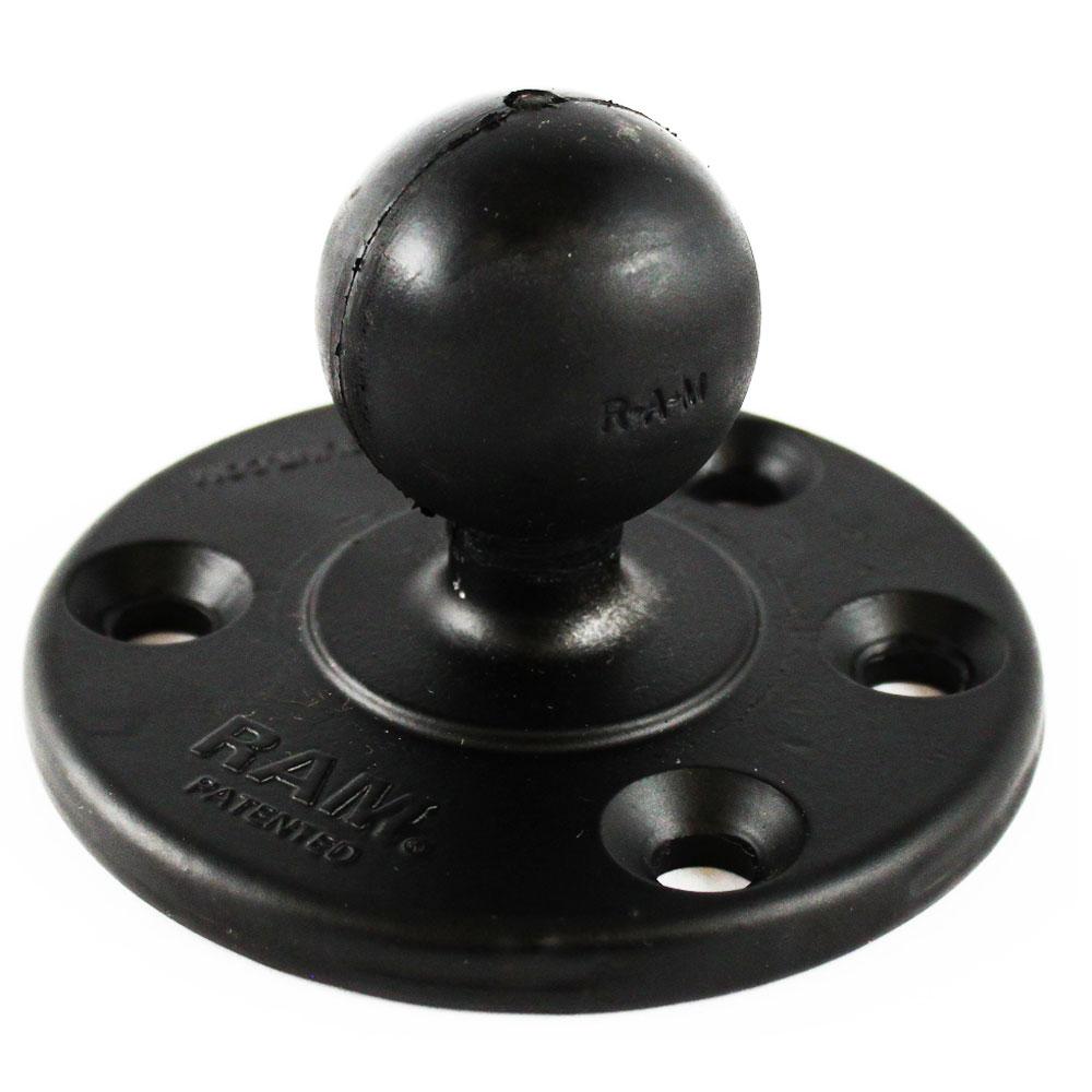 RAM Mount - 3.68" Round Base with 1.5 Ball - RAM-240U