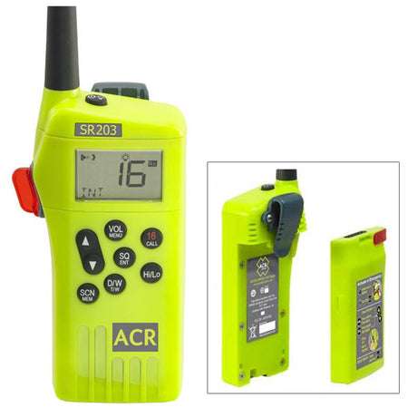 ACR - SR203 GMDSS Survival Radio with Replaceable Lithium Battery - 2827
