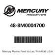 Mercury - Prop 17.50r37 15d - 48-8M0004700