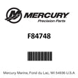 Mercury - Gasket - F84748