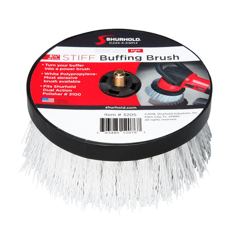 Shurhold - 6-1/2" Brush f/Dual Action Polisher - Stiff - 3205