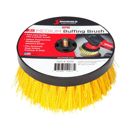 Shurhold - 6-1/2" Brush f/Dual Action Polisher - Medium - 3206