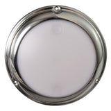 Lumitec - Touch Dome LED Light - Polished SS Finish - 2-Color White/Red Dimming - 101098