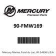 Mercury - Parts book - 90-FMW169