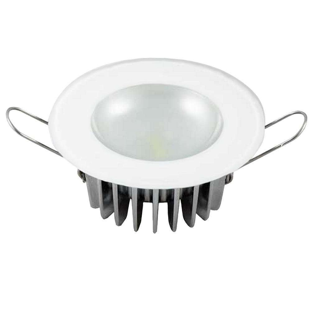 Lumitec - Mirage Flush Mount LED Down Light - Glass Finish/No Bezel - Warm White Dimming - 113199