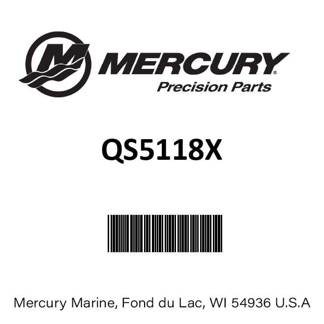 Mercury - Silverado Propeller - 3-Blade - 40 to 60 HP CT 4-Stroke - 75 to 125 HP Standard Gearcase - 13 Dia. - 18 Pitch - QS5118X