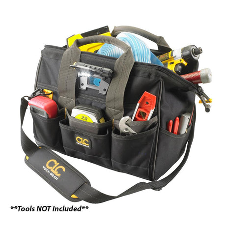 CLC L230 Tech Gear LED Lighted 14" Bigmouth Tool Bag - L230