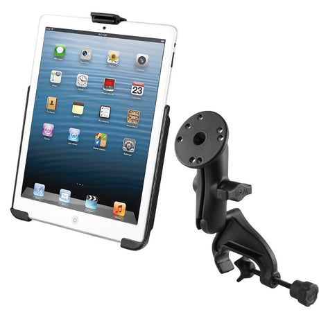 RAM Mount - Yoke Clamp Mount with Apple iPad mini EZ-ROLL'R Cradle - RAM-B-121-AP14U