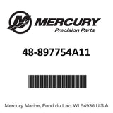 Mercury - Black Max Aluminum Propeller - 3-Blade - 9.9 HP Bigfoot / Command Thrust FourStroke (2005 and newer), 9.9 HP Pro Kicker (all years), 15 - 20 HP FourStroke (2008 and newer) - 9.3 Dia. - 11.5 Pitch - 48-897754A11