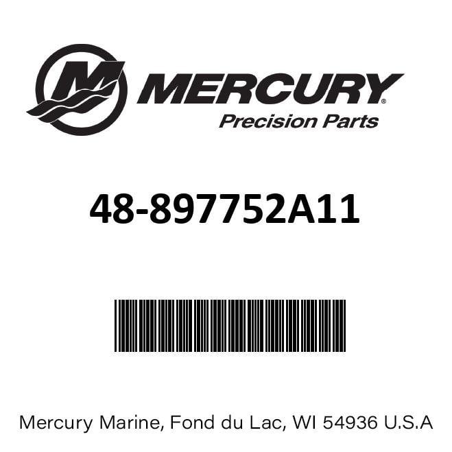 Mercury - Black Max Aluminum Propeller - 3-Blade - 9.9 HP Bigfoot / Command Thrust FourStroke (2005 and newer), 9.9 HP Pro Kicker (all years), 15 - 20 HP FourStroke (2008 and newer) - 9.3 Dia. - 10 Pitch - 48-897752A11