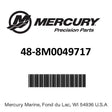 Mercury - Prop 16.00l35 21r - 48-8M0049717