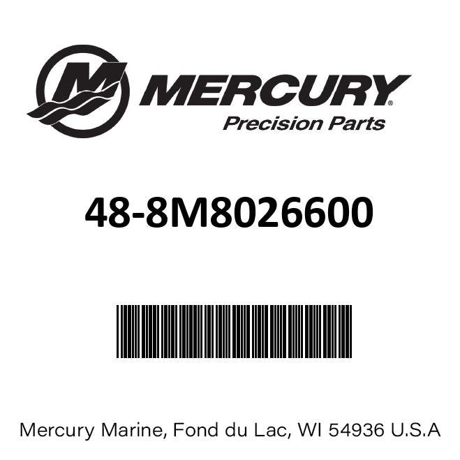 Mercury - Spitfire Aluminum Propeller - 4 Blade - 40 - 60 HP Bigfoot / Command Thrust FourStroke, 75 - 125 HP TwoStroke / FourStroke - 12.5 Dia. - 19 Pitch - 48-8M8026600