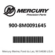 Mercury - Crankcase head - 900-8M0091645