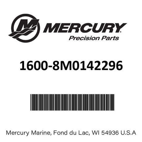 Mercury - Gear Housing Assembly Silver (standard X-Long) (Torpedo) (1.85) 1600-8M0142296  Fits 175, 200, and 225hp 3.4L V6, 175hp 3.4L v6 Pro XS, 200hp 3.4L V6 SeaPro, 200, 225, 250, and 300hp 4.6L V8Pro XS serial numbers (2B529482 & up)