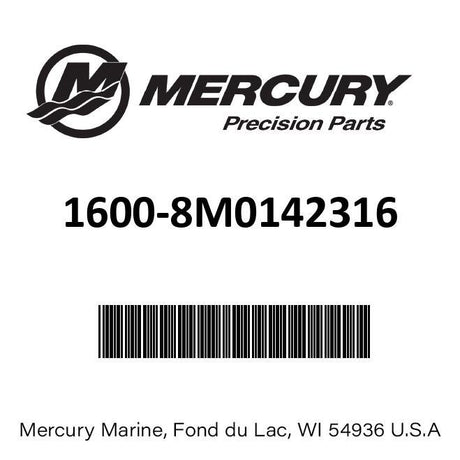 Mercury - Gear Housing Assembly Silver (standard Long) (1.75) (Torque Master)- 1600-8M0142316  Fits 200, 225, 250, and 300hp 4.6L V8 Pro XS serial numbers 2B529482 & up)  300R hp 4.6 V8 Racing serial numbers (1E080500 & up)