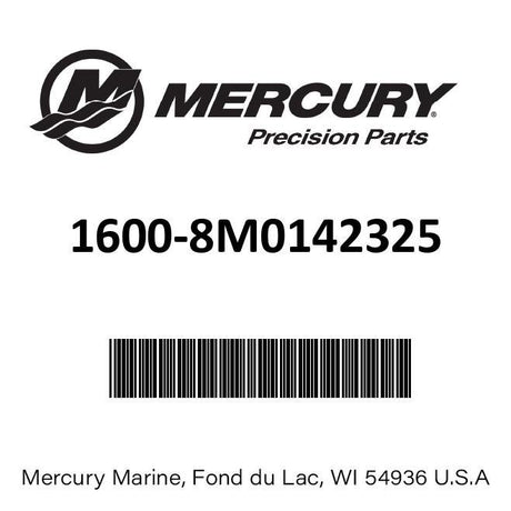 Mercury - Gear Housing Assembly Silver - 1600-8M0142325 (Cambered) (Counter rotation X-long) (1.85)   Fits 250 and 300hp 4.6 V8 Verado, and 300hp 4.6 V8 Verado SeaPro serial numbers (2B529482 & Up) 300R hp 4.6L v8 AMS Racing Serial Numbers (1E081459 & up)