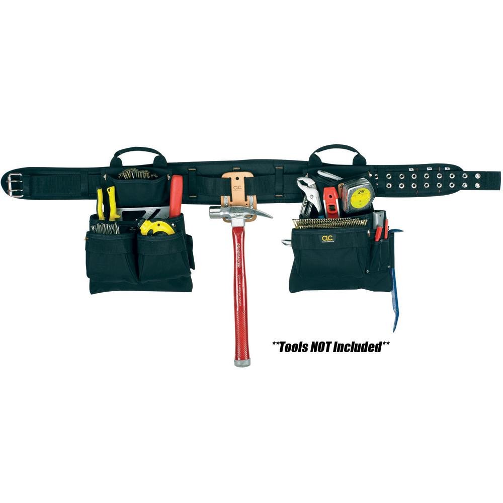 CLC 5608 17 Pocket 4-Piece Carpenter's Combo Tool Belt - 5608