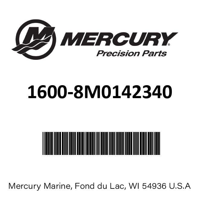 Mercury - Gear Housing Assembly Silver (cambered) (Counter rotation XX-long) (1.75) 5.44 Torpedo lower units only- 1600-8M0142340  Fits 250 & 300hp 4.6L V8 Verado serial numbers (2B529482 & up)  300hp 4.6L V8 Verado SeaPro serial numbers (2B529482 & up)