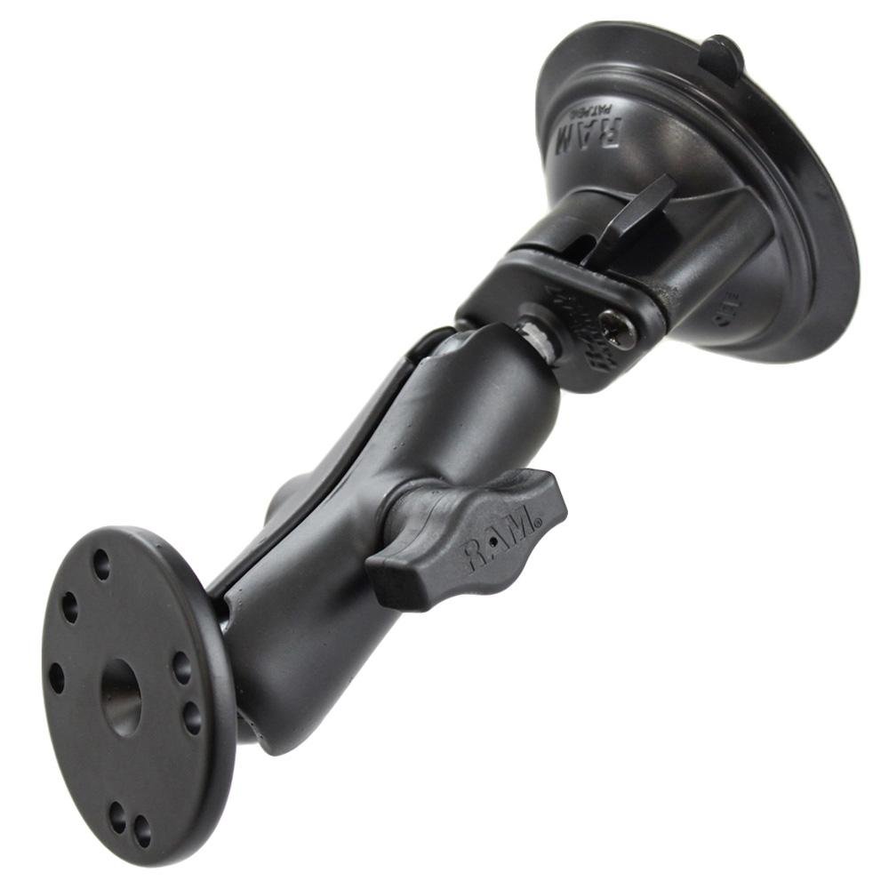 RAM Mount - Twist Lock Suction Cup with Round Base Adapter - RAM-B-166-202U