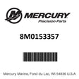 Mercury - Injection pump - 8M0153357