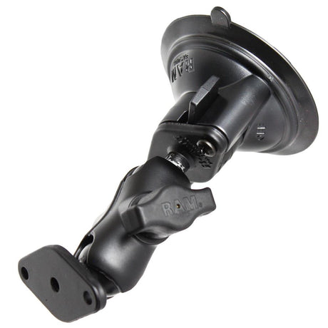 RAM Mount - Twist Lock Suction Cup Mount with Short Arm Diamond Adapter - RAM-B-166U-A