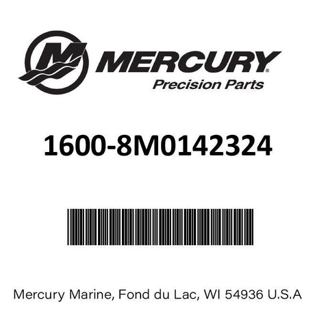 Mercury - Gear Housing Assembly - Silver - Cambered - Standard X-long -  5.44 Torpedo Lower Units Only - 8M0142324 - See Description for Applicable Engines