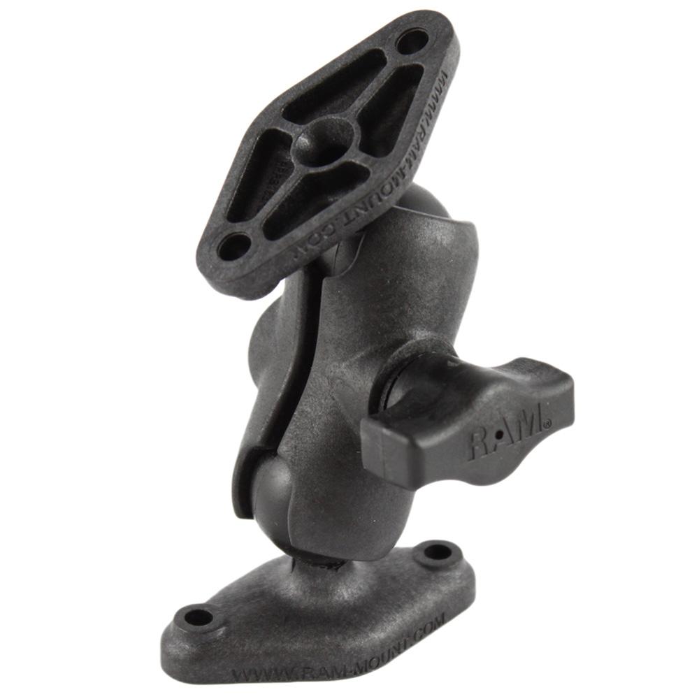 RAM Mount - Composite Short Socket Arm with 2 Diamond Bases - RAP-B-102U-A