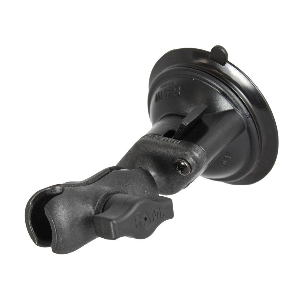 RAM Mount Composite Twist Lock Suction Cup Mount - Short Arm - RAP-B-166-A-DU1