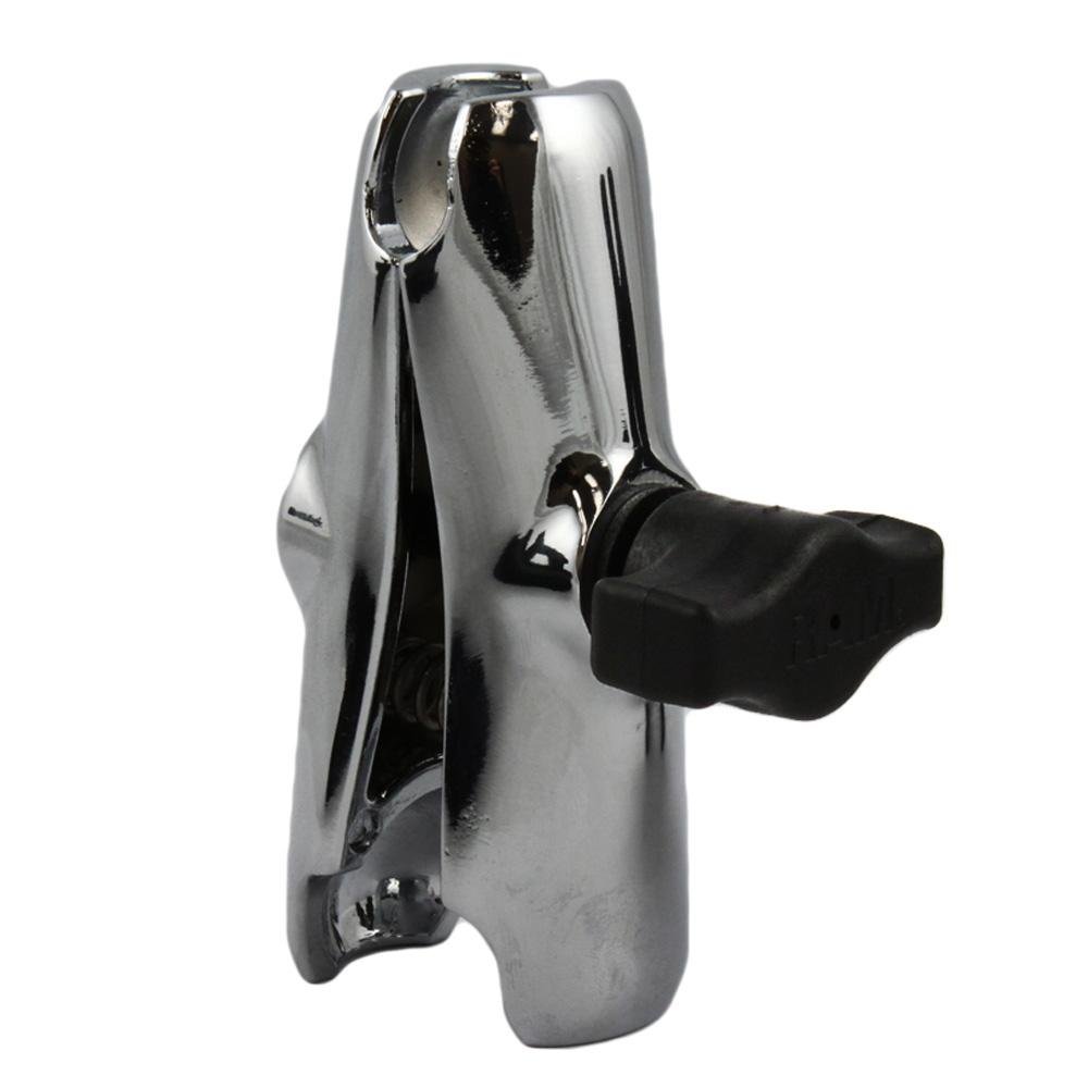 RAM Mount - Chrome Double Socket Arm - RAM-B-201CHU