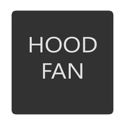 Blue Sea 6520-0268 Square Format Hood Fan Label - 6520-0268