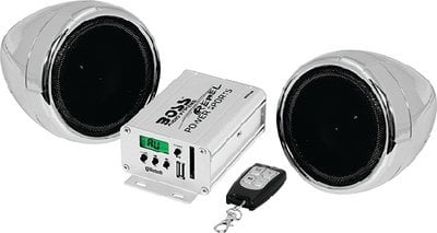 Boss Audio Systems - SPEAKERS MC BT AM-FM - CHROME - 1 PAIR - MC520B