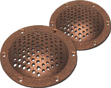 Buck Algonquin - 3-1/2" Round Strainer - Cast Bronze - 00SR350