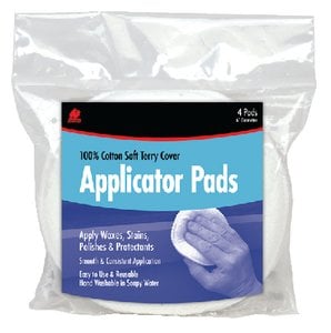 Buffalo Industries - Buffalo Terry Wax Applicator Pads (2 Per Pack) - 6" - 64011