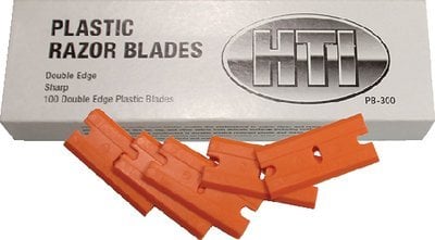 Captains Choice - Double Edge Plastic Blades, 100 Pk - PB300