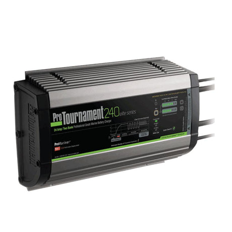 ProMariner Pro Tournament 240 Dual Charger - 24 Amp, 2 Bank - 52024