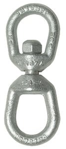 Chicago Hardware - Galvanized Eye & Eye Swivel - 1/4" - 215053